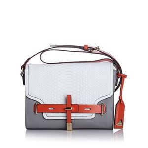 Vince Camuto Max Crossbody Bag - Coral Cream Grey